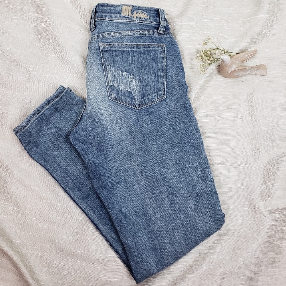 B6UBT Kut From The Kloth Katy Boyfriend Ripped J…